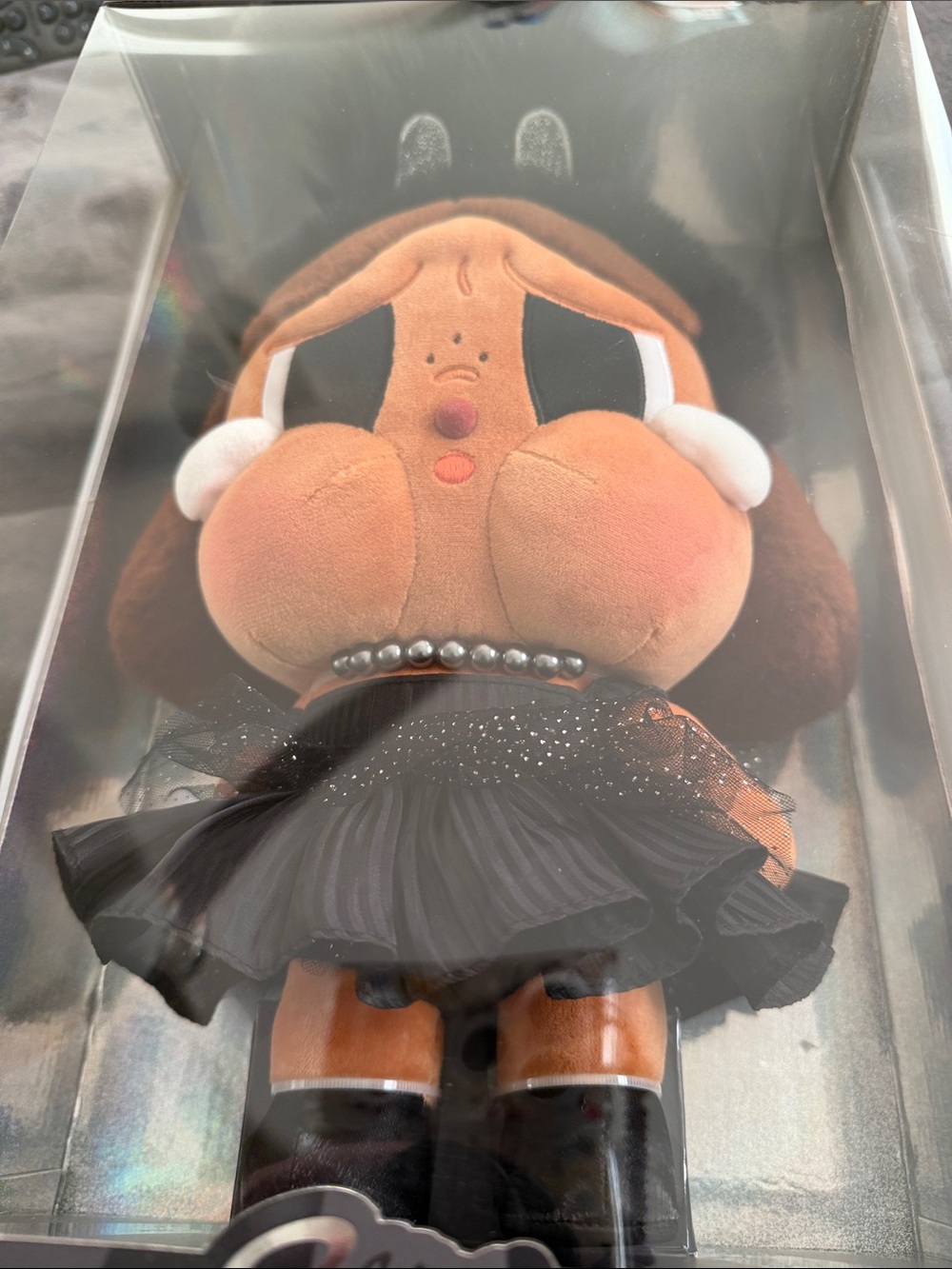 Large Crybaby Shiny Shiny  Plush Doll - Black sealed in box